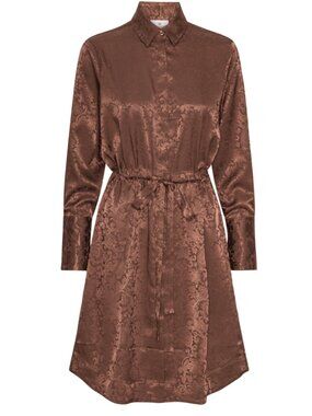 Karmamia Nakita Dress – Chocolate Jacquard Size Small NWT